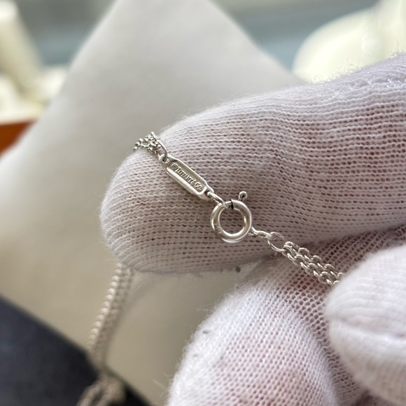 Tiffany & Co. Double Chain Infinity Necklace 16" - Picture 4 of 8